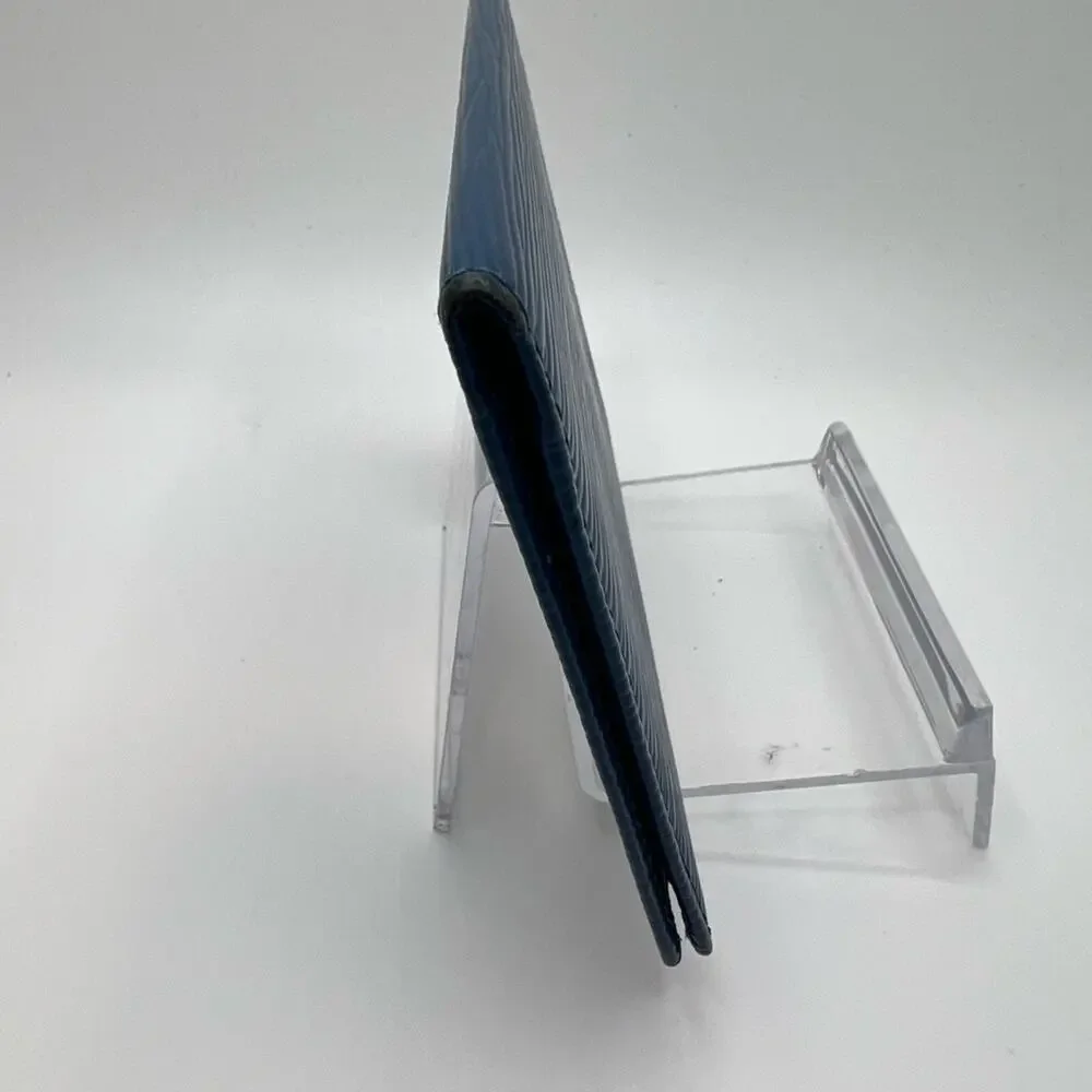 Louis Vuitton Blue Epi Card Holder
